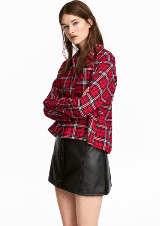 Short Flannel Shirt, $17.99