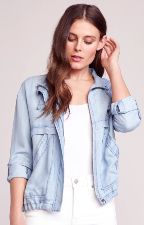 On the Go Roll Sleeve Jacket, $64.99